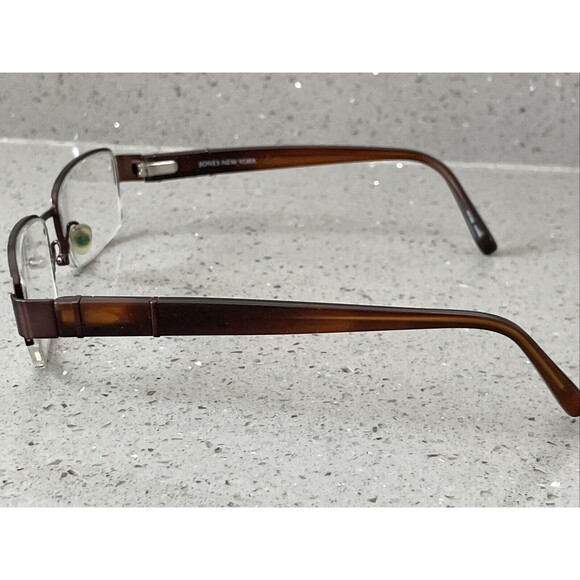 Jones New York Eyeglasses FRAMES ONLY J331 Dark Chocolate Brown 52-19-145 READ - Picture 7 of 10